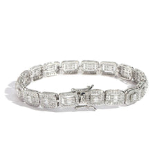 Ice Stone 7mm CZ Hip Hop Bracelet