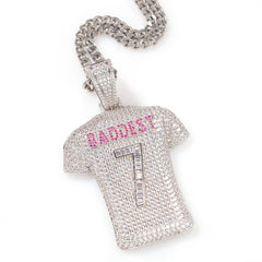 Ice Stone Ronaldo Jersey Pendant Hip Hop