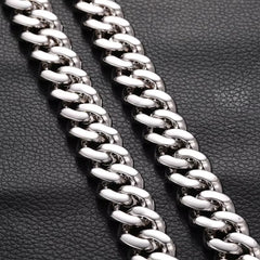 Ice Stone 16mm Iced Out Baguette Cuban Chain