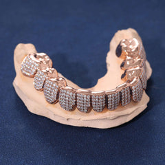 High Quality Custom Individuation Grillz Teeth 925 Silver VVS D Moissanite Diamond Tooth Sharp Cool Braces Iced Out Jewelry