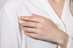 Ice Stone Moissanite Iced Wedding Engagement Rings