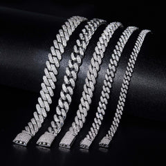 Ice Stone Luxury 12mm Moissanite Cuban Chain