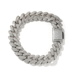 Iced Out 26mm Chunky Cuban Link Chain Jewelry 18k Gold Hip Hop Jewlery Big Miami Cuban Necklace for Men