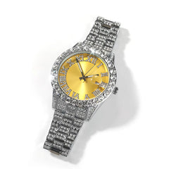 Ice Stone Full Diamond Bling Luxury Quartz Watch