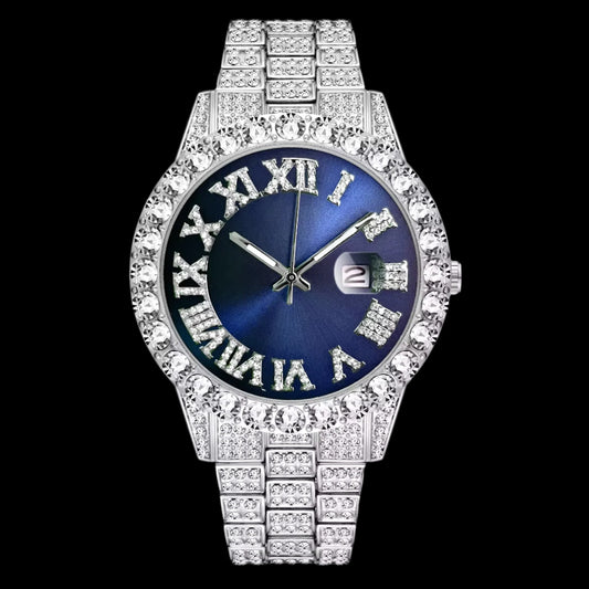 Ice Stone Full Diamond Bling Luxury Quartz Watch