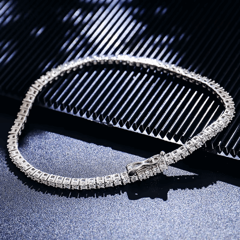 Ice Stone Iced Out VVS Moissanite Tennis Bracelet 5mm-6mm