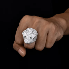 Ice Stone VVS Baguette Moissanite Hip Hop Ring