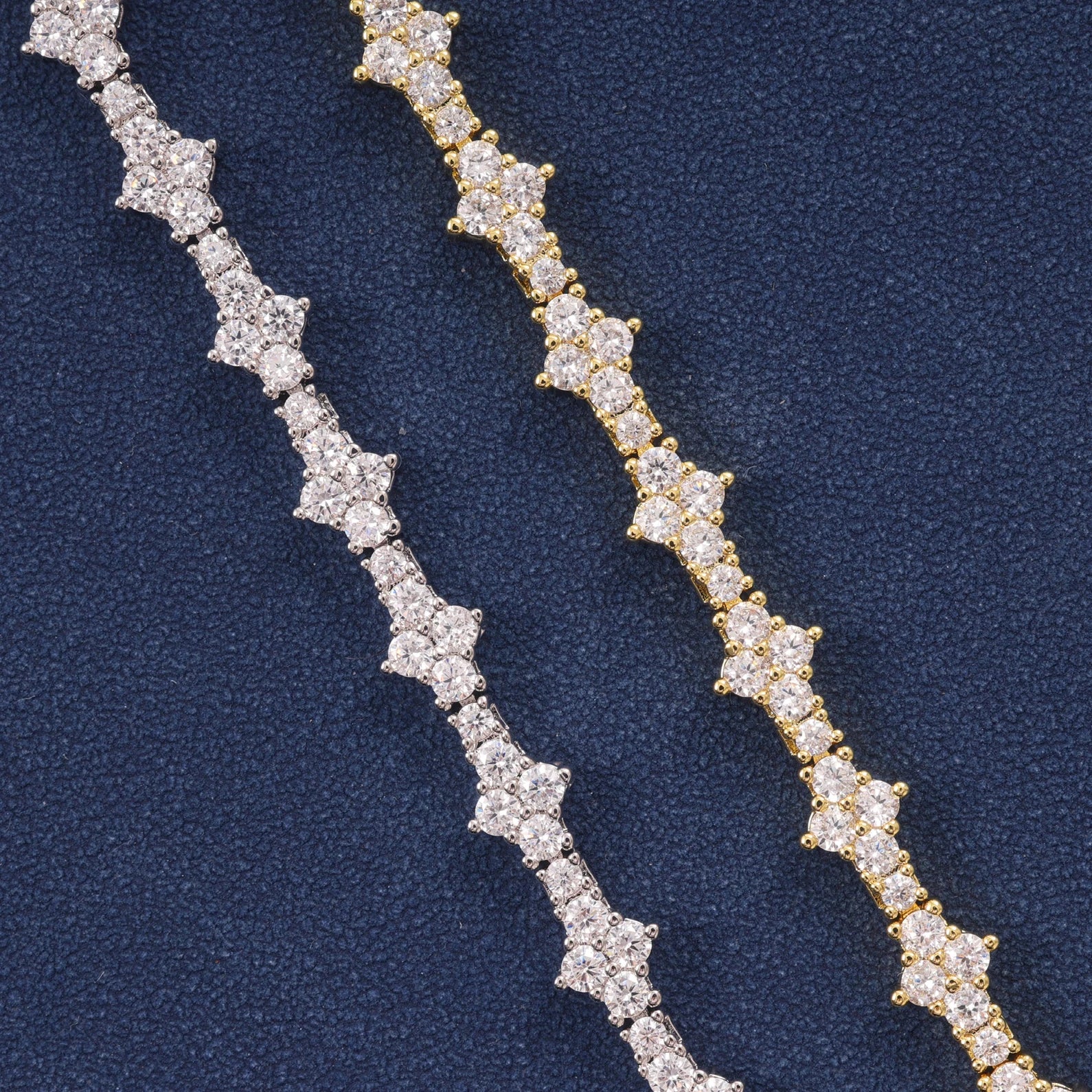 Ice Stone 3mm Diamond Tennis Chain Bracelet