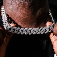 Ice Stone VVS D Moissanite Cuban Chain 6mm-18mm