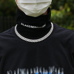 Ice Stone 12mm CZ Prong Cuban Chain Jewelry