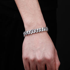 Ice Stone 12mm Iced Baguette Cuban Necklace