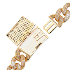 Ice Stone 18mm Micro Pave CZ Cuban Chain