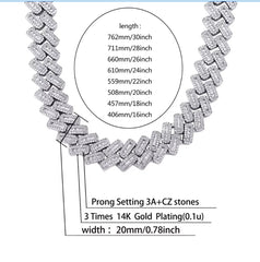 Ice Stone Gold Cuban Chain Friendship Necklace Women