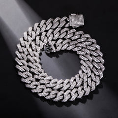 Ice Stone 14mm Iced Out CZ Cuban Chain