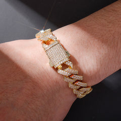 Ice Stone 14mm Iced Out CZ Cuban Chain