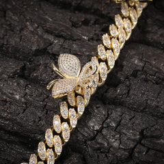 Ice Stone Women’s Iced Miami Cuban Necklace