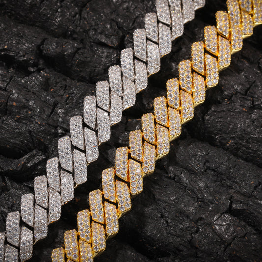 Ice Stone Full Iced Out CZ Miami Chain