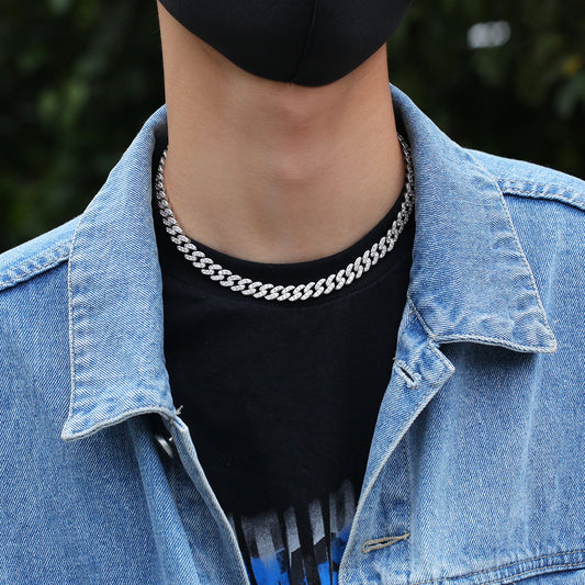 Ice Stone Iced Out 9mm Cuban Jewelry