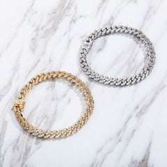 Ice Stone Iced Out 9mm Cuban Jewelry