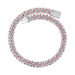 Ice Stone Gold Iced Cuban Link Necklace