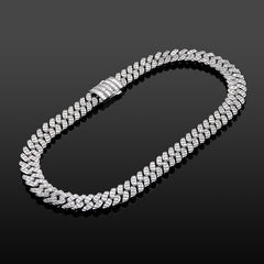 Ice Stone 16mm Cuban Link Iced Out Jewelry