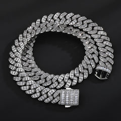 Ice Stone 16mm Cuban Link Iced Out Jewelry
