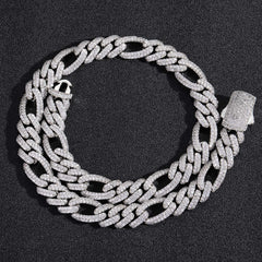 Ice Stone 12mm Diamond Cuban Link Hip Hop Chain