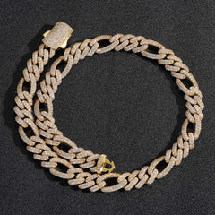 Ice Stone 12mm Diamond Cuban Link Hip Hop Chain