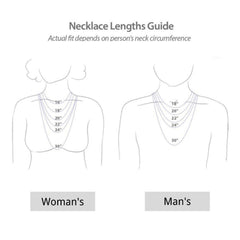 Ice Stone 22mm Iced CZ Link Necklace