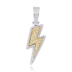 Ice Stone Hip Hop Lightning CZ Jewelry Set
