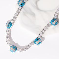 Ice Stone 5mm AAA CZ Tennis Necklace