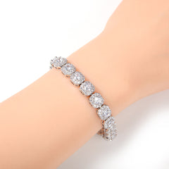 Ice Stone 10mm Tennis Chain Bracelet Women