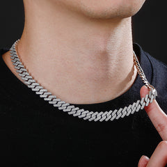 Ice Stone 10mm Cuban Link Chain