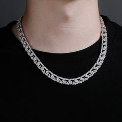Ice Stone 10mm Luxury Cuban Link Chain