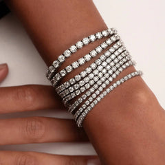 Ice Stone 3-6mm CZ Tennis Bracelet
