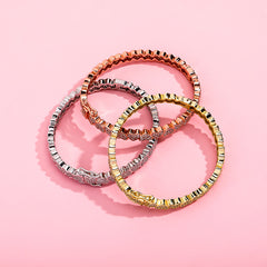 Ice Stone 7mm Heart Cuban Link Bracelet