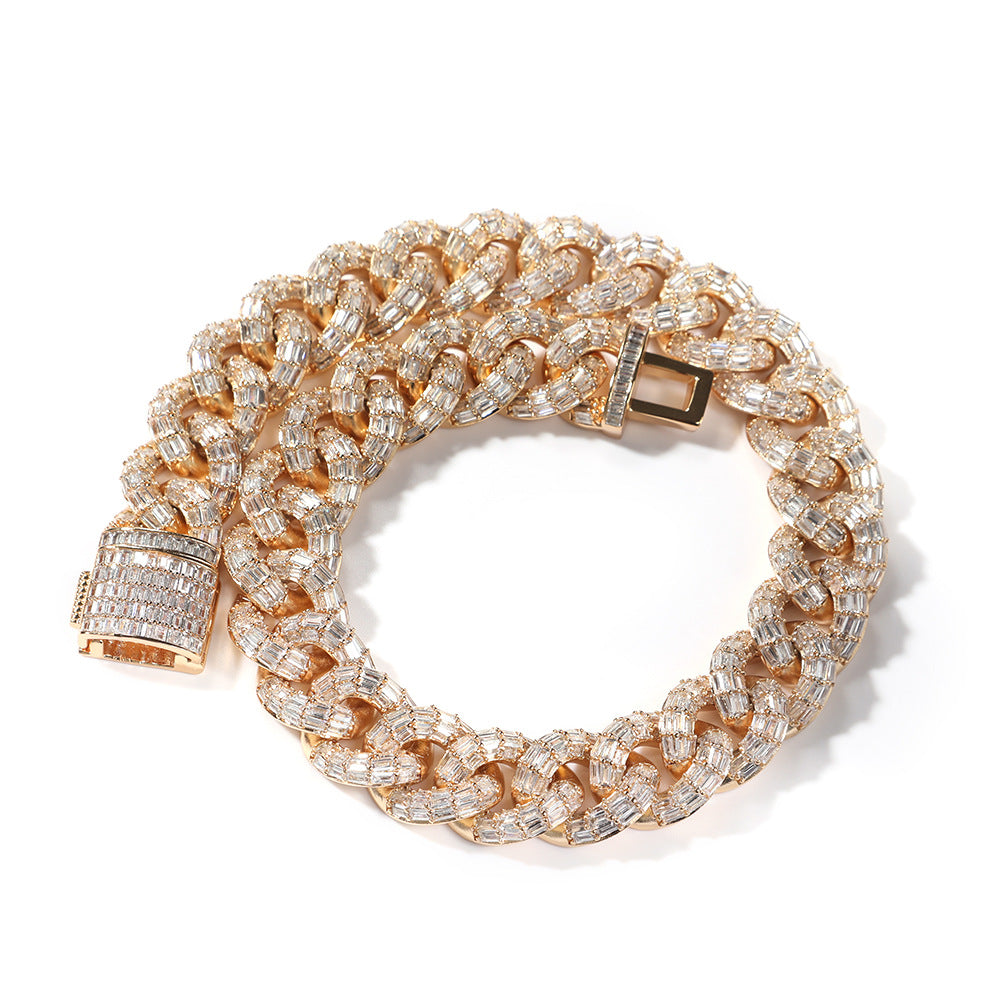 Ice Stone Iced Out 20mm Punk Bracelet