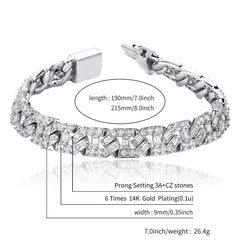 Ice Stone 9mm Iced Out Cuban Chain