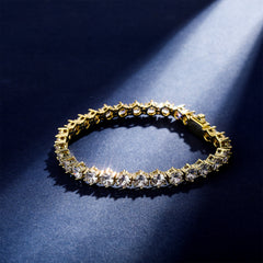 Ice Stone Gold Plated AAA CZ Women’s Bracelet