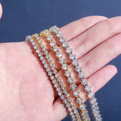 Ice Stone Gold Plated AAA CZ Women’s Bracelet