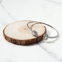 Ice Stone 2mm Multicolor CZ Waterdrop Iced Bracelet