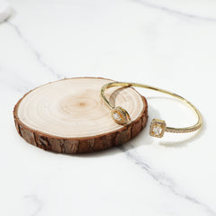 Ice Stone 2mm Multicolor CZ Waterdrop Iced Bracelet