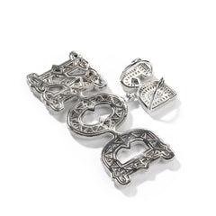 Ice Stone Luxury Custom Name Baguette Necklace