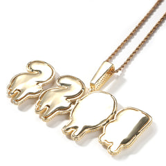 Ice Stone Personalized Water Drop Initial Necklace