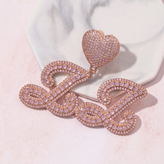 Ice Stone Iced Out Hip Hop Custom Name Necklace