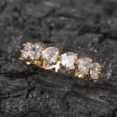 Ice Stone Luxury Heart Iced Out Jewelry Set