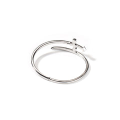 Ice Stone Adjustable Cross Bracelet 18K Gold Bling