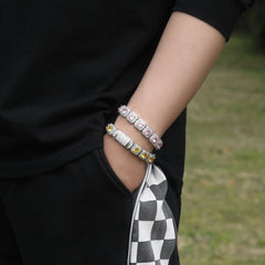 Ice Stone Luxurious Iced Out Baguette Diamond Bracelet