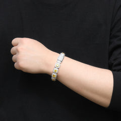 Ice Stone Luxurious Iced Out Baguette Diamond Bracelet