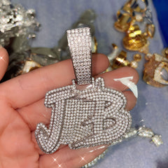 Ice Stone Full Iced Out 5A CZ Custom Necklace